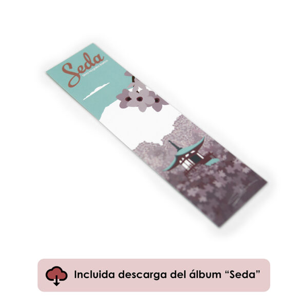 Marcapáginas "Seda" + descarga del álbum
