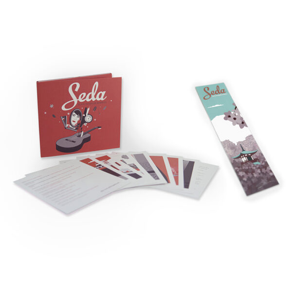 Pack álbum Seda y marcapáginas